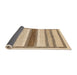 Sideview of Abstract Brown Modern Rug, abs799