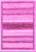 Machine Washable Abstract Pink Modern Rug, wshabs799pnk