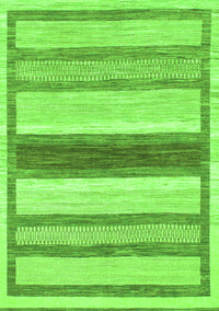 Abstract Green Modern Rug, abs799grn