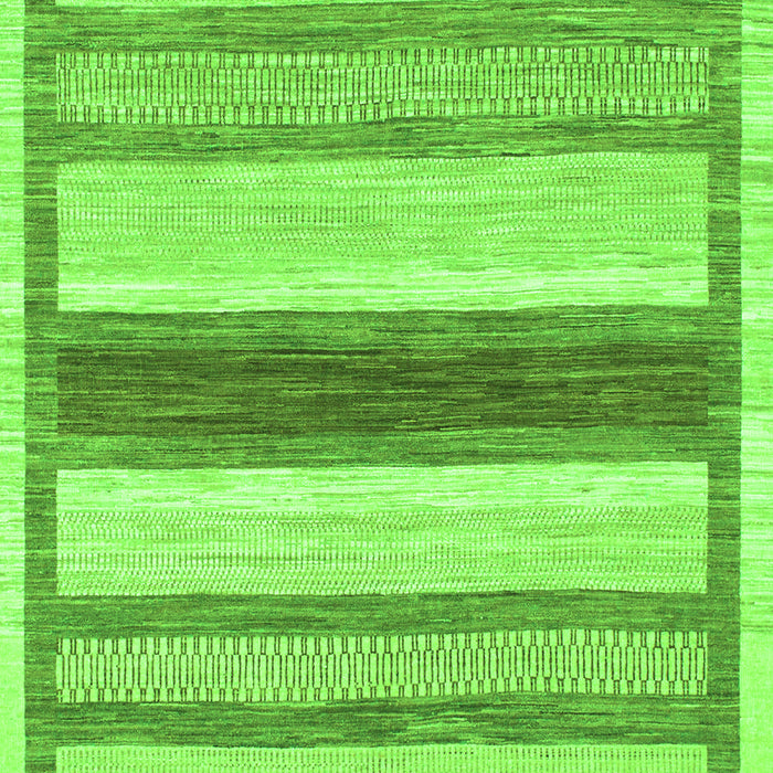 Abstract Green Modern Rug, abs799grn