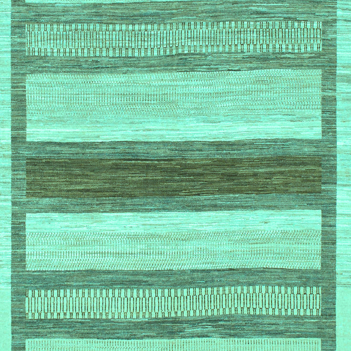Abstract Turquoise Modern Rug, abs799turq
