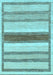 Abstract Light Blue Modern Rug, abs799lblu