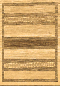 Abstract Brown Modern Rug, abs799brn