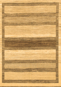 Abstract Brown Modern Rug, abs799brn
