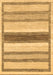 Abstract Brown Modern Rug, abs799brn