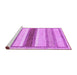 Sideview of Machine Washable Abstract Purple Modern Area Rugs, wshabs799pur