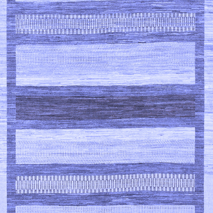 Machine Washable Abstract Blue Modern Rug, wshabs799blu