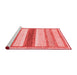 Modern Red Washable Rugs