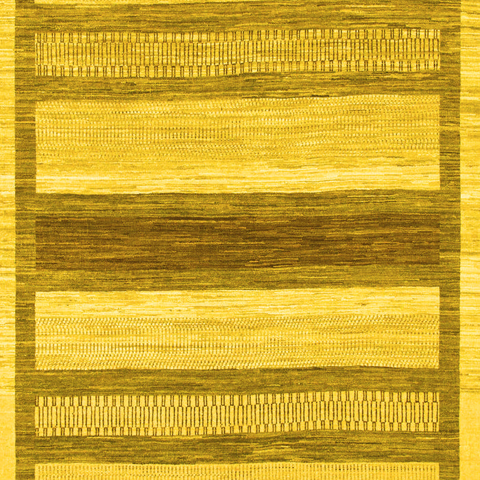Abstract Yellow Modern Rug, abs799yw