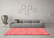 Modern Red Washable Rugs