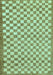 Machine Washable Checkered Light Blue Modern Rug, wshabs79lblu