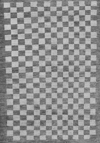 Checkered Gray Modern Rug, abs79gry