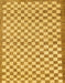 Abstract Sedona Brown Checkered Rug, abs79