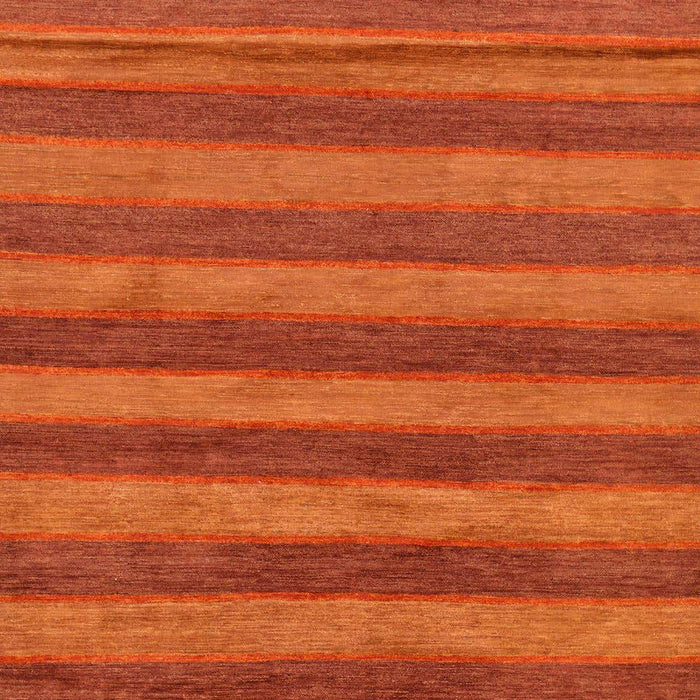 Machine Washable Abstract Orange Red Rug, wshabs7