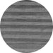 Round Abstract Gray Modern Rug, abs7gry