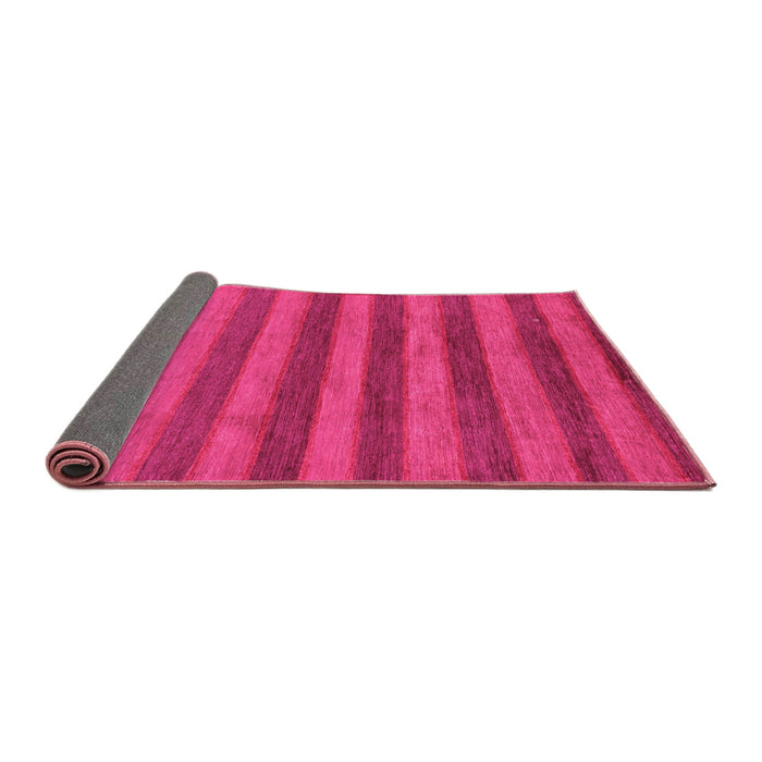 Sideview of Abstract Pink Modern Rug, abs7pnk