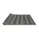 Sideview of Abstract Gray Modern Rug, abs7gry