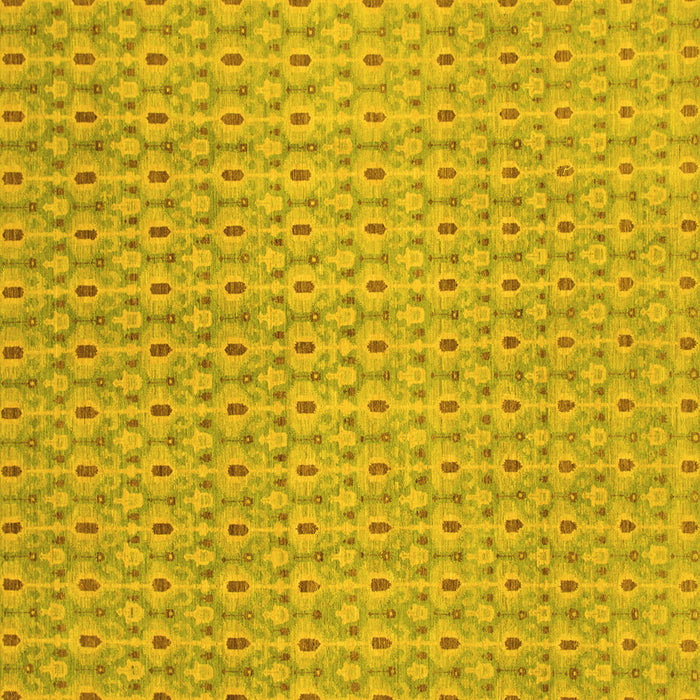 Square Abstract Yellow Modern Rug, abs800yw
