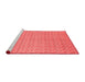 Modern Red Washable Rugs