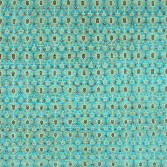 Square Abstract Light Blue Modern Rug, abs800lblu