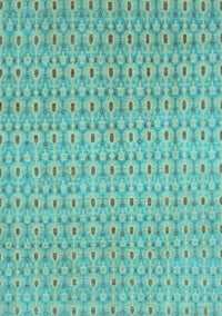 Abstract Light Blue Modern Rug, abs800lblu