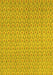 Machine Washable Abstract Yellow Modern Rug, wshabs800yw