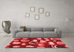 Modern Red Washable Rugs