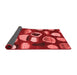 Abstract Red Modern Area Rugs