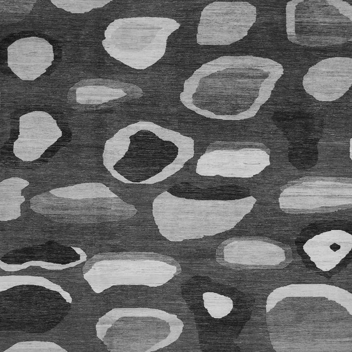 Square Machine Washable Abstract Gray Modern Rug, wshabs801gry