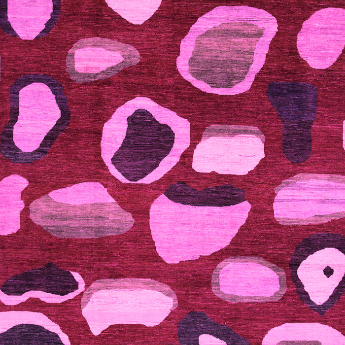 Machine Washable Abstract Pink Modern Rug, wshabs801pnk