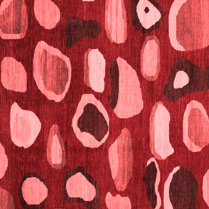 Abstract Red Modern Rug, abs801red