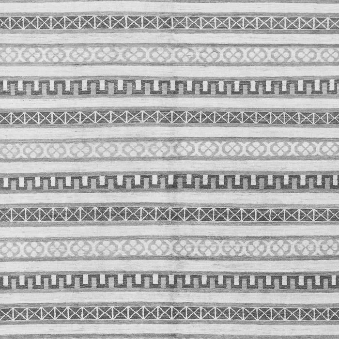 Machine Washable Abstract Gray Modern Rug, wshabs802gry