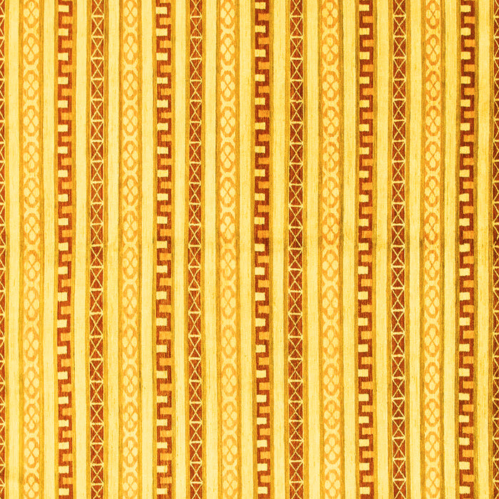 Square Abstract Yellow Modern Rug, abs802yw