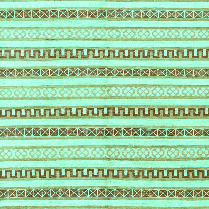 Machine Washable Abstract Turquoise Modern Area Rugs, wshabs802turq