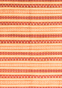 Abstract Orange Modern Rug, abs802org