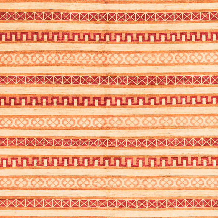 Abstract Orange Modern Rug, abs802org