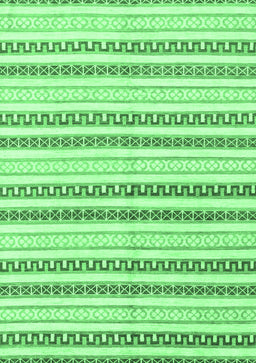 Abstract Emerald Green Modern Rug, abs802emgrn