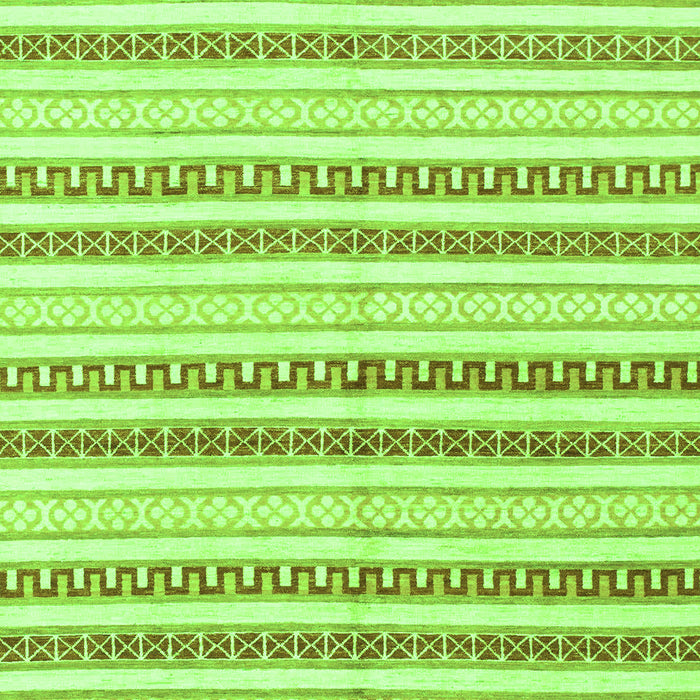 Abstract Green Modern Rug, abs802grn