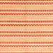 Square Abstract Orange Modern Rug, abs802org