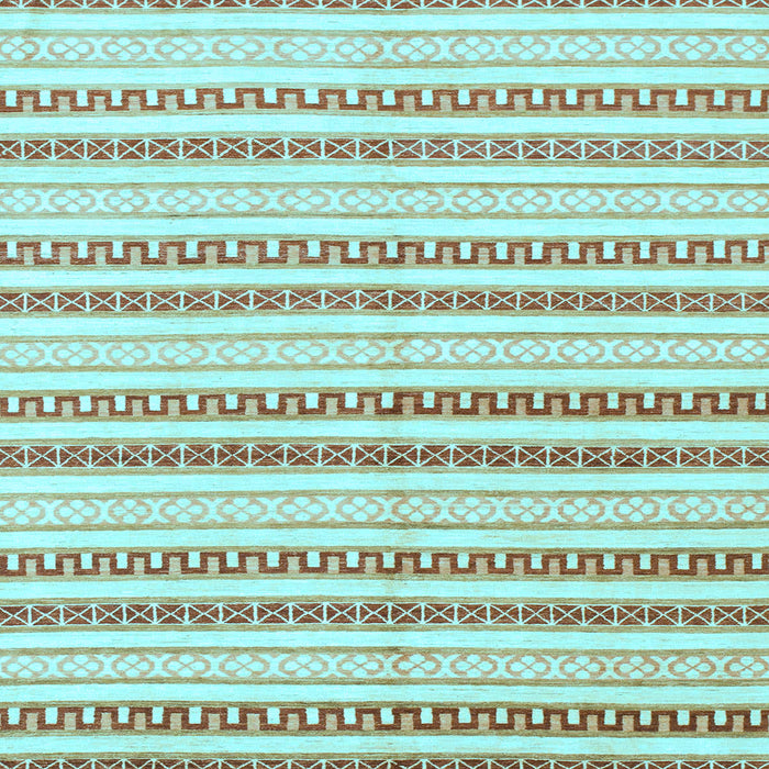 Square Machine Washable Abstract Light Blue Modern Rug, wshabs802lblu