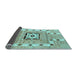 Sideview of Abstract Light Blue Modern Rug, abs803lblu