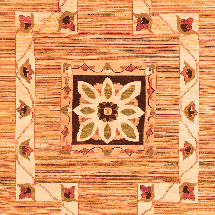 Abstract Orange Modern Rug, abs803org