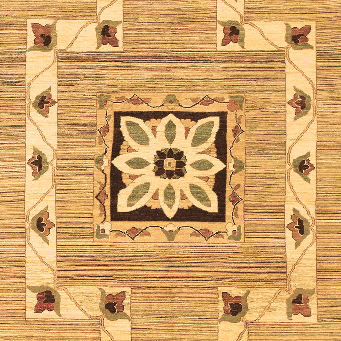 Abstract Brown Modern Rug, abs803brn