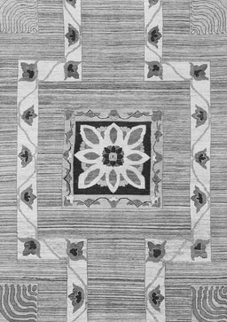 Abstract Gray Modern Rug, abs803gry