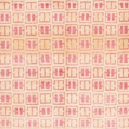 Square Machine Washable Abstract Khaki Gold Rug, wshabs804