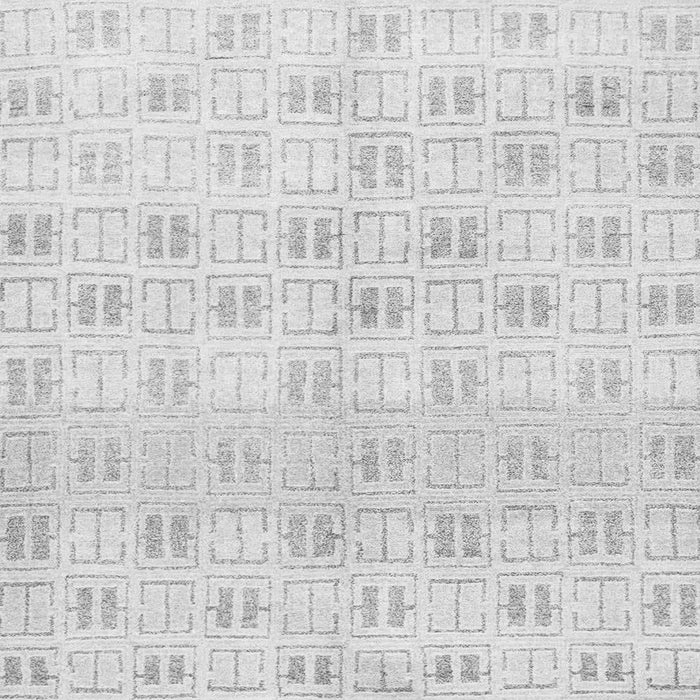 Square Machine Washable Abstract Gray Modern Rug, wshabs804gry