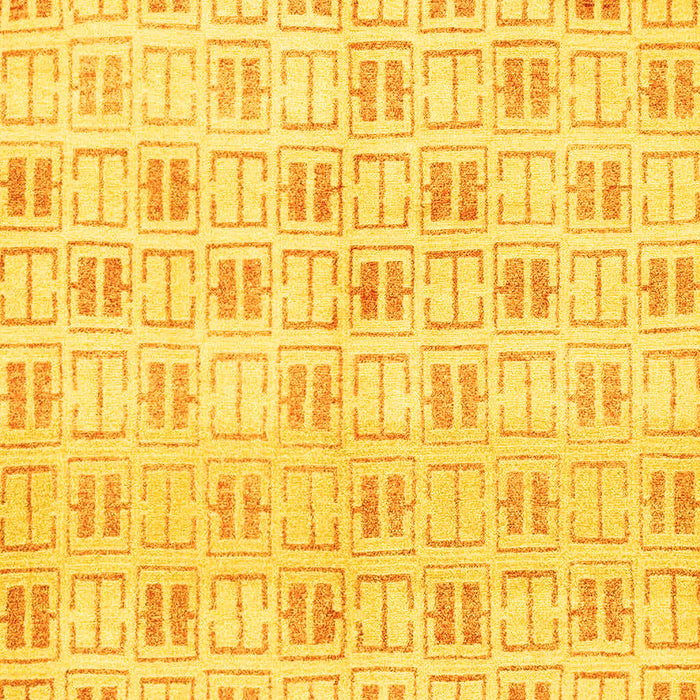 Machine Washable Abstract Yellow Modern Rug, wshabs804yw