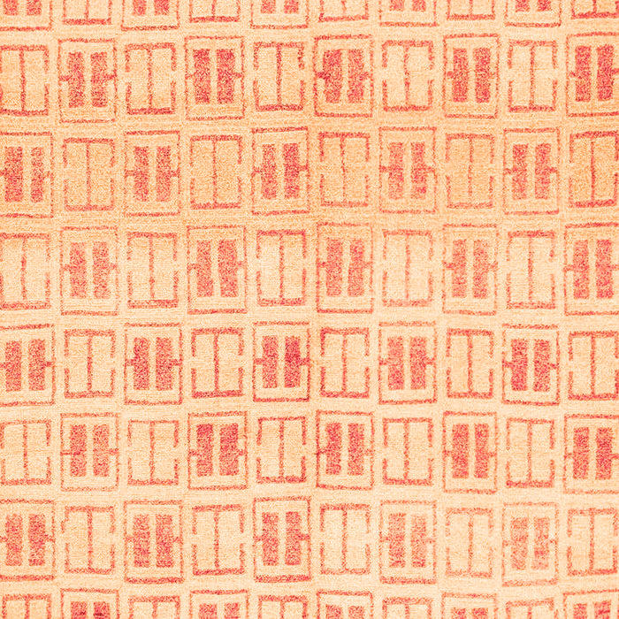 Machine Washable Abstract Orange Modern Area Rugs, wshabs804org