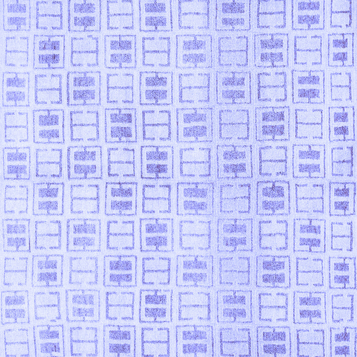 Square Abstract Blue Modern Rug, abs804blu