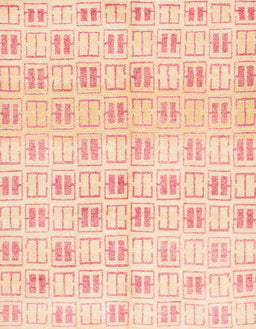 Abstract Khaki Gold Modern Rug, abs804